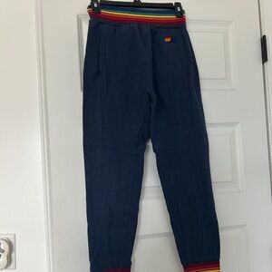 Stylish Cream and Gray Floral Joggers